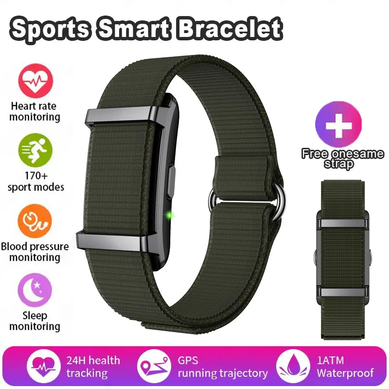 2026 New Smart Bracelet Heart Rate Blood Pressure Blood Oxygen Monitoring Sport Fitness Tracker Watch For Men Women Smart Watch