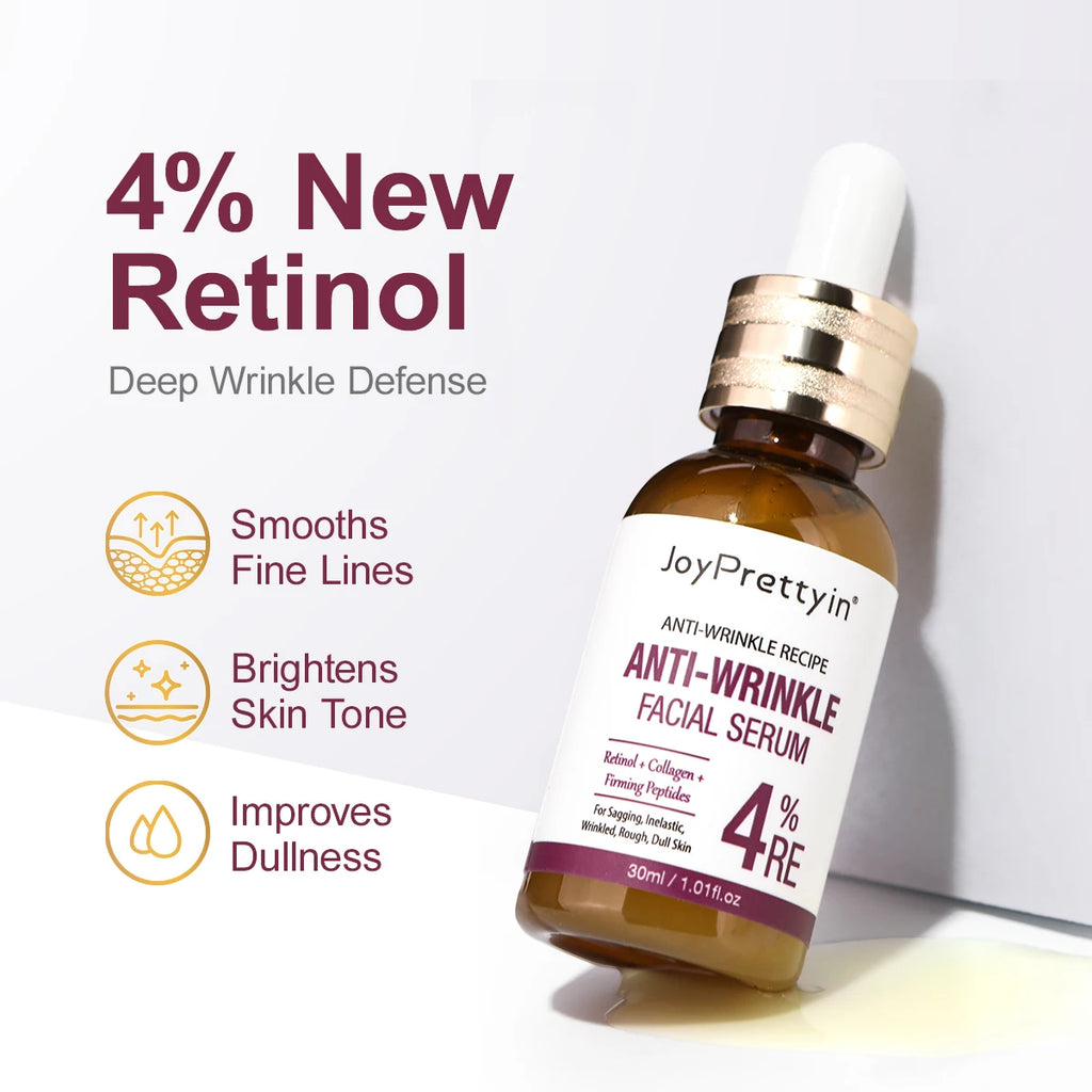 Retinol Face Serum Anti Wrinkle Deep Moisturizing Nourish Essence Fade Fine Line Firming Anti Aging Facial Serum Skin Care