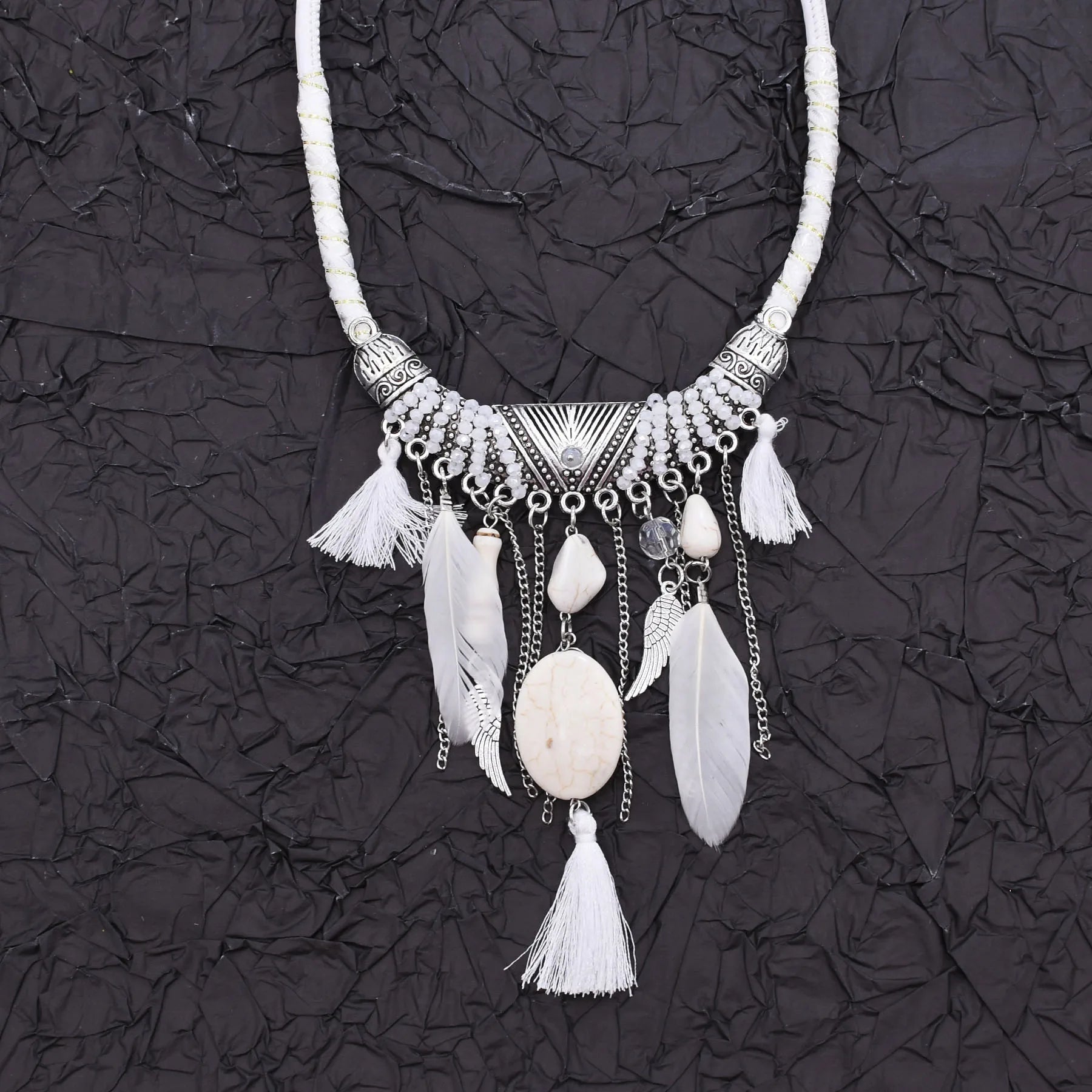 Vintage, turquoise, uniquely designed necklace, bohemian, personalized ethnic necklace, party accessories