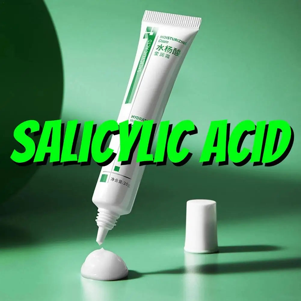 20g Salicylic Acid Shrink Pores Face Cream  Acne Removal Cream Acne Treatment Oil Control Whitening Moisturize Skin Care