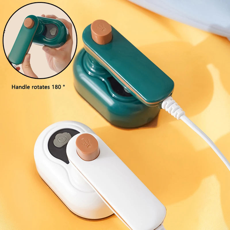 Foldable Portable Travel Sprinkler Iron - Portable Mini Ironing Machine with 180 ° Rotating Head - Professional Essential