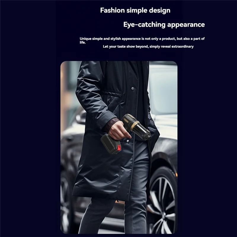 VELIF-Car Household Vacuum Cleaner Powerful Vacuum Cleaner  21000PA Cleaner Household Mini Hair Dryer