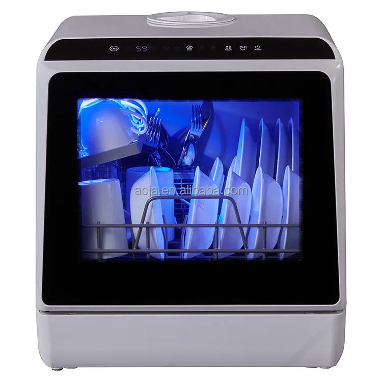 AOJA Dishwashers Professional Portable Table-top Full-automaticHome Kitchen Appliance  Mini Dishwasher Portable Dish Washer