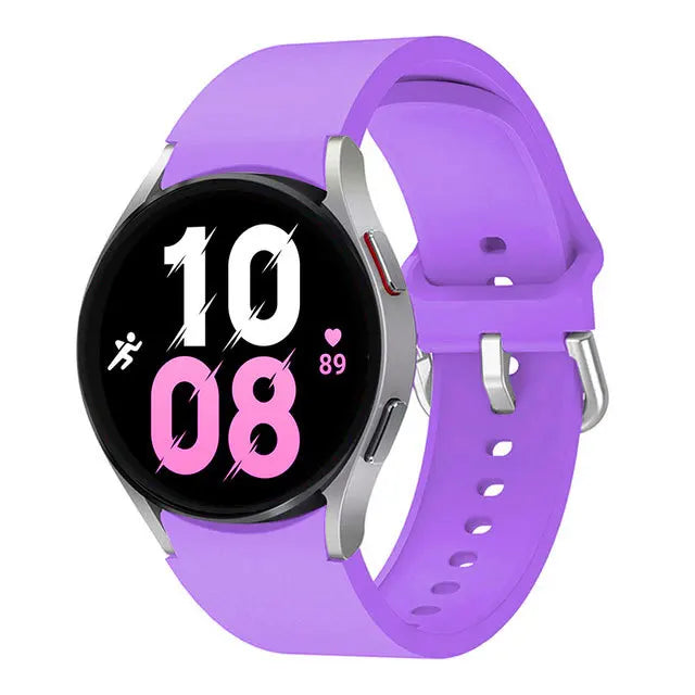 Strap For Samsung Galaxy Watch 6/4/7 44mm 40mm/5 Pro 45mm wristband 20mm Silicone Bracelet Galaxy Watch 6 classic 43mm 47mm Band