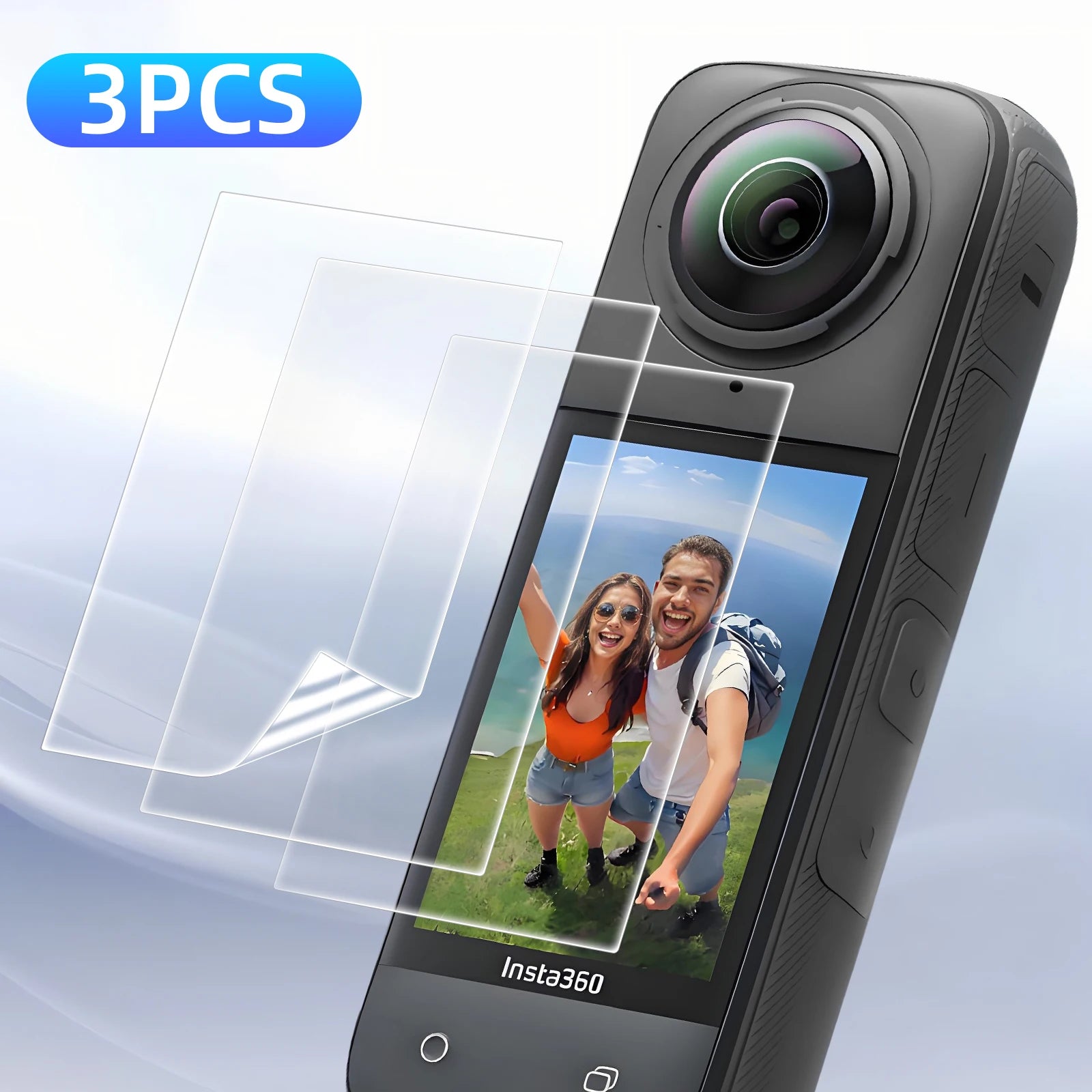 Hydrogel Film for Insta360 X5 Screen Protector Anti-scratch, HD Full Coverage Soft Protective Film for Insta 360 X5 Accessories