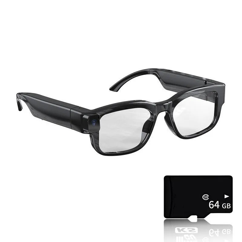 Smart Glasses 200W Pixel Camera Video Recording Noise Reduction AI Recognition Real-Time Translation Intelligent Glasses