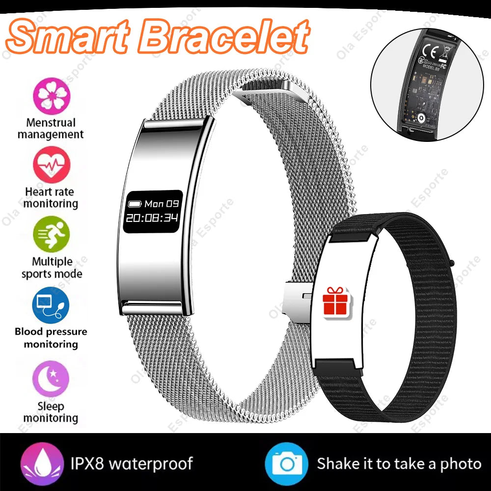 Sports Step Count Smart Bracelet 2026 New Men Women Health Monitoring Fitness Smart Watch Heart Rate Sleep Monitoring Smart Band
