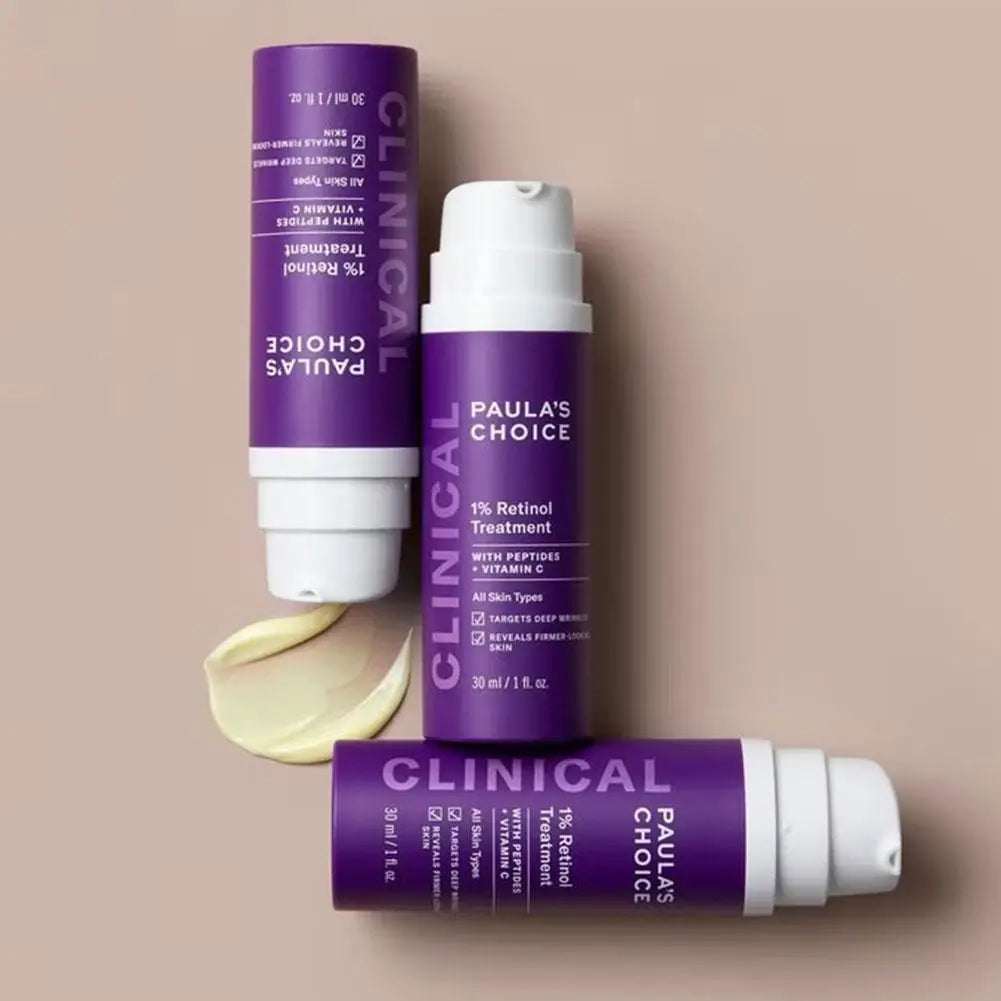 Paula's Choice 1% Retinol Serum 30ml Highly Effective Minimizes Pores Fine Lines Improve Acne Scars Closed Comedones Skin Repair