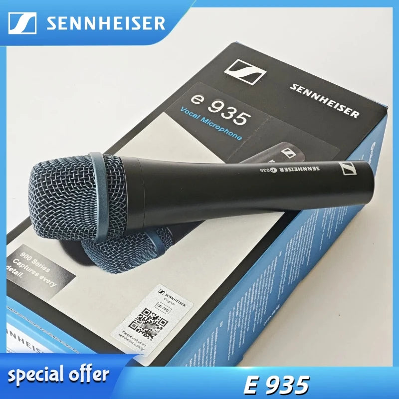 Original Sennheiser E935 Professional Wired Dynamic Supercardioid Vocal Microphone Handheld Microphone Stage Singing Micropho