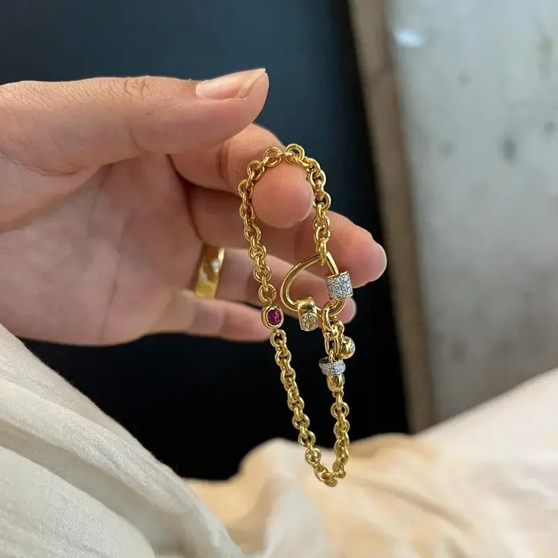 Fashion Design Bracelets for Women Creative Luxury Charm Bracelets Party Wedding Jewelry and Accessories