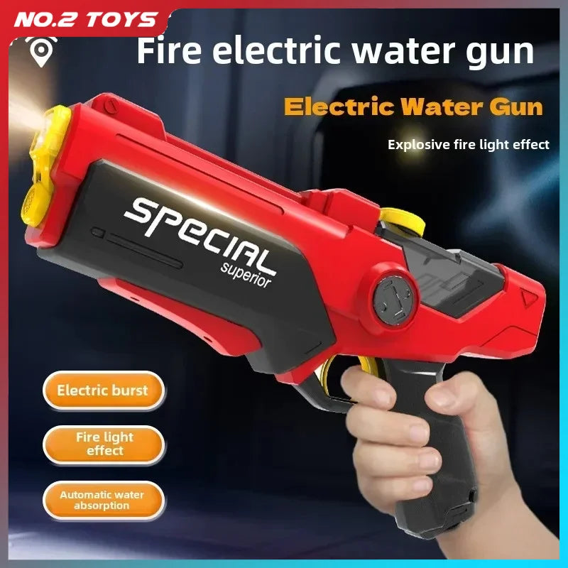 Powerful Electric Water Gun Toys Outdoor Pool Games Automatic Continuous Water Guns Children's Toy Water Pistol Gun Kids Gifts