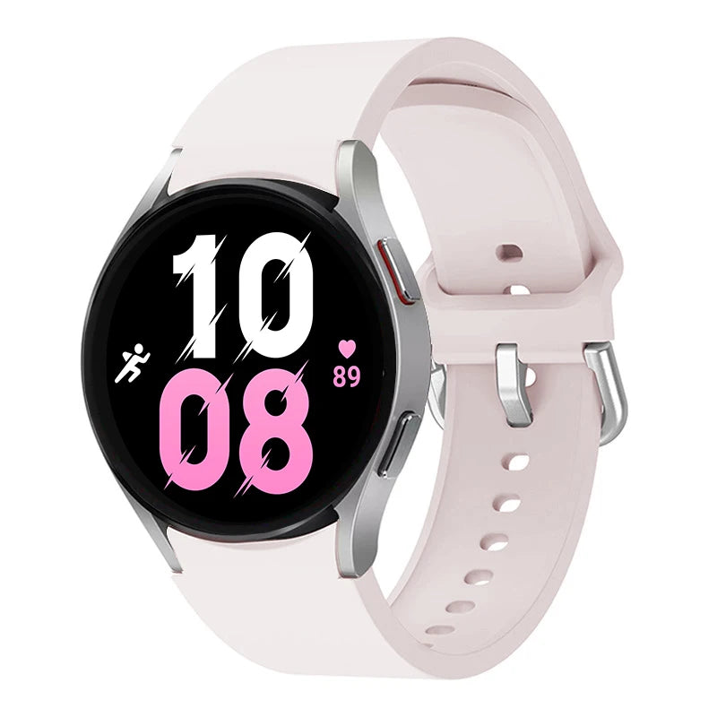 Strap For Samsung Galaxy Watch 6/4/7 44mm 40mm/5 Pro 45mm wristband 20mm Silicone Bracelet Galaxy Watch 6 classic 43mm 47mm Band
