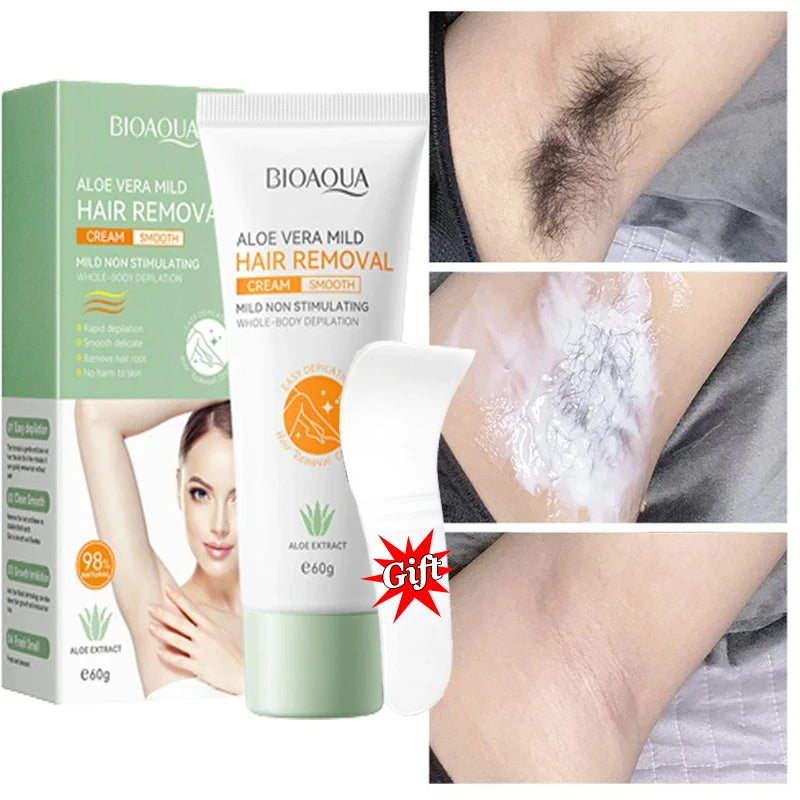 Hair Removal Cream Permanent Epilator Cream Intimate Areas Health Painless Hair Remover Growth Inhibitor for Men Woman Body Care