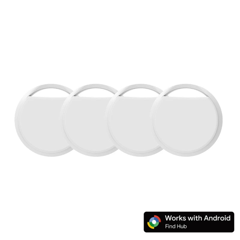 4-Pack Beyond Bluetooth Locating Tracker Android Tag Work With Google Find App Key Parcel Locator for Xiaomi Samsung OnePlus GMS