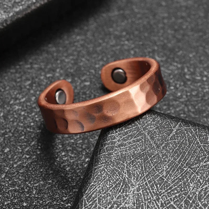 Retro Copper Color Magnetic Bracelet Men's Arthritis Pain Relief Adjustable Bio-Energy Blood Pressure Bracelet Healthy Jewelry