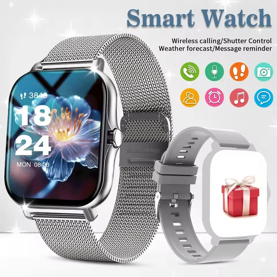 2025 Selling New Smart Watch Men Women Newest Sports SmartWatch Faces Heart Rate HD BT Call Waterproof Watches For Android iOS