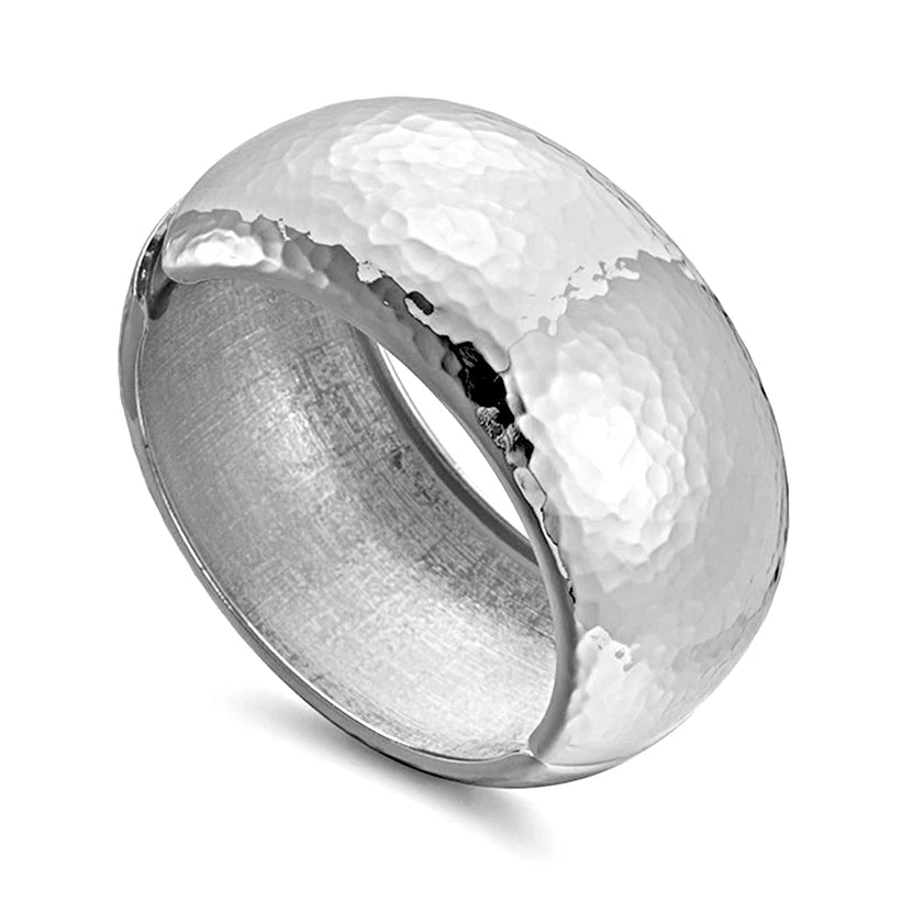 New Costume Fashion Bracelet Statement Bangle for Women Gold Plated Round Metal Opened Cuff Bangles Drop-shipping Jewelry