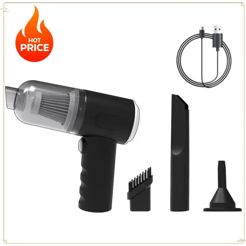 ‌Handheld Car Vacuum Cleaner - Portable Wet/Dry Vacuum, Blower for Home Auto Pet Cleaning High-Power Vacuum Cleaner for Cars