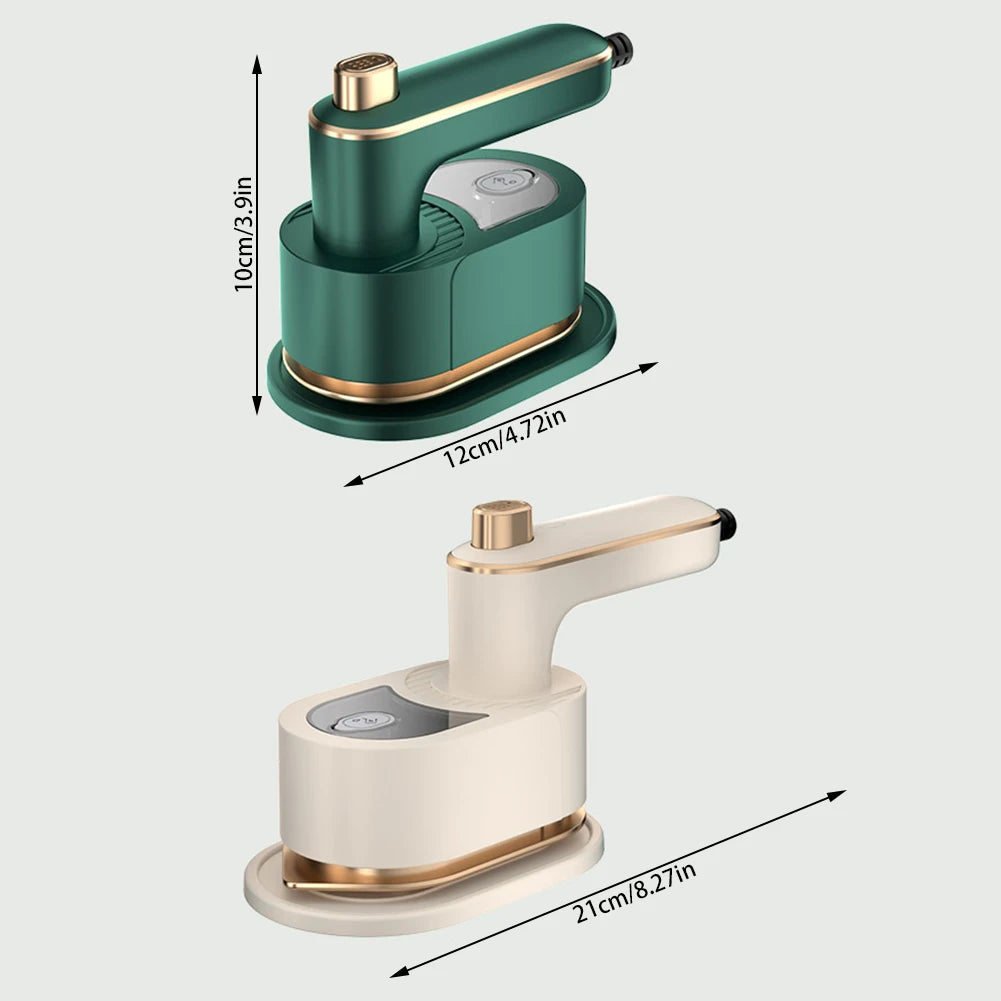 Wet/Dry Handheld Ironing Machine Mini Travel Iron for Clothes Portable Steams Iron with Dry Wet Ironing for Business Clothing