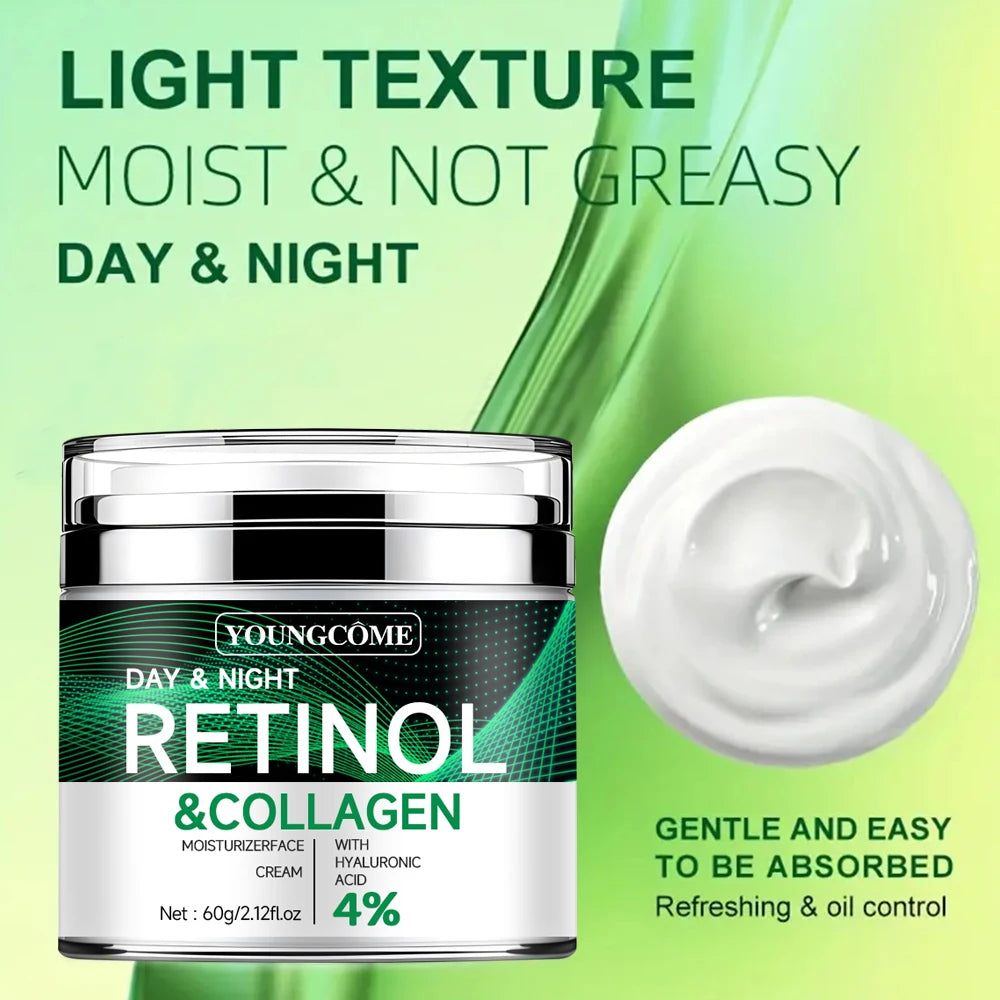 New Retinol Lifting Firming Cream Collagen Wrinkle Removing Face Cream Young Moisturizing Whitening Skin Brightening Product