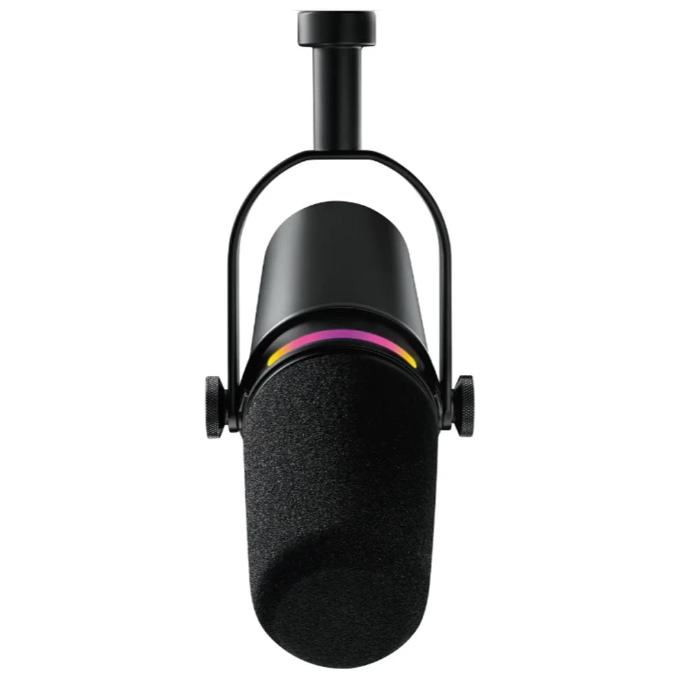 MV7+ Dynamic Podcast Microphone with Voice Isolation Technology and LED Panel for Streaming and Podcasting