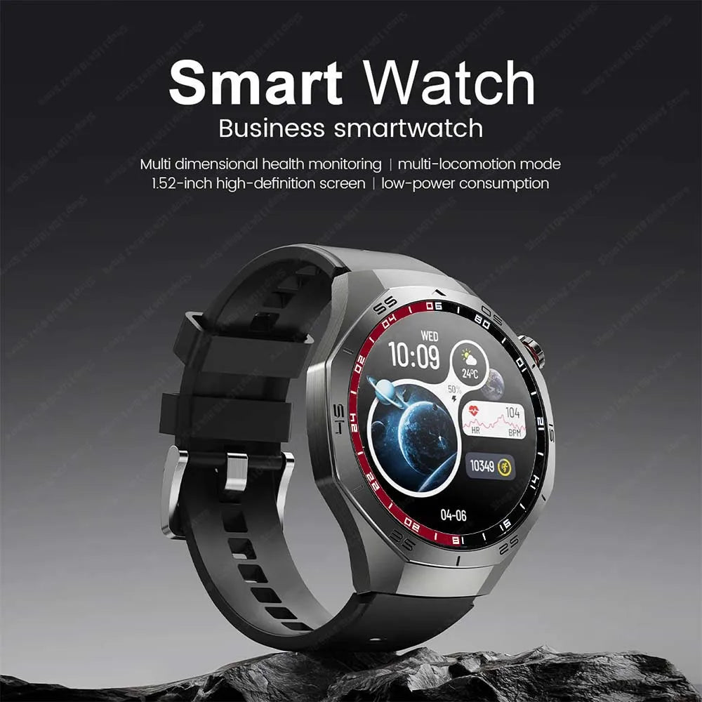 2025 New Smart Watches Men AMOLED Full Screen GPS Motion Trajectory Bluetooth Calls Surprise Gift SmartWatch Waterproof Classic