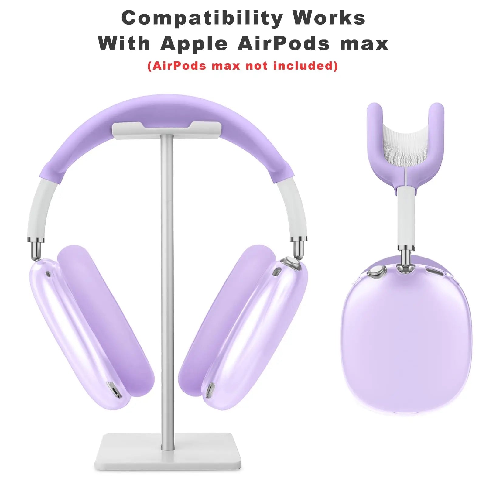 for 2024 AirPods Max2 New Headphone Protective Case 3 in 1 transparent TPU Silicone Case Anti-scratch For Airpods Max2 Protector