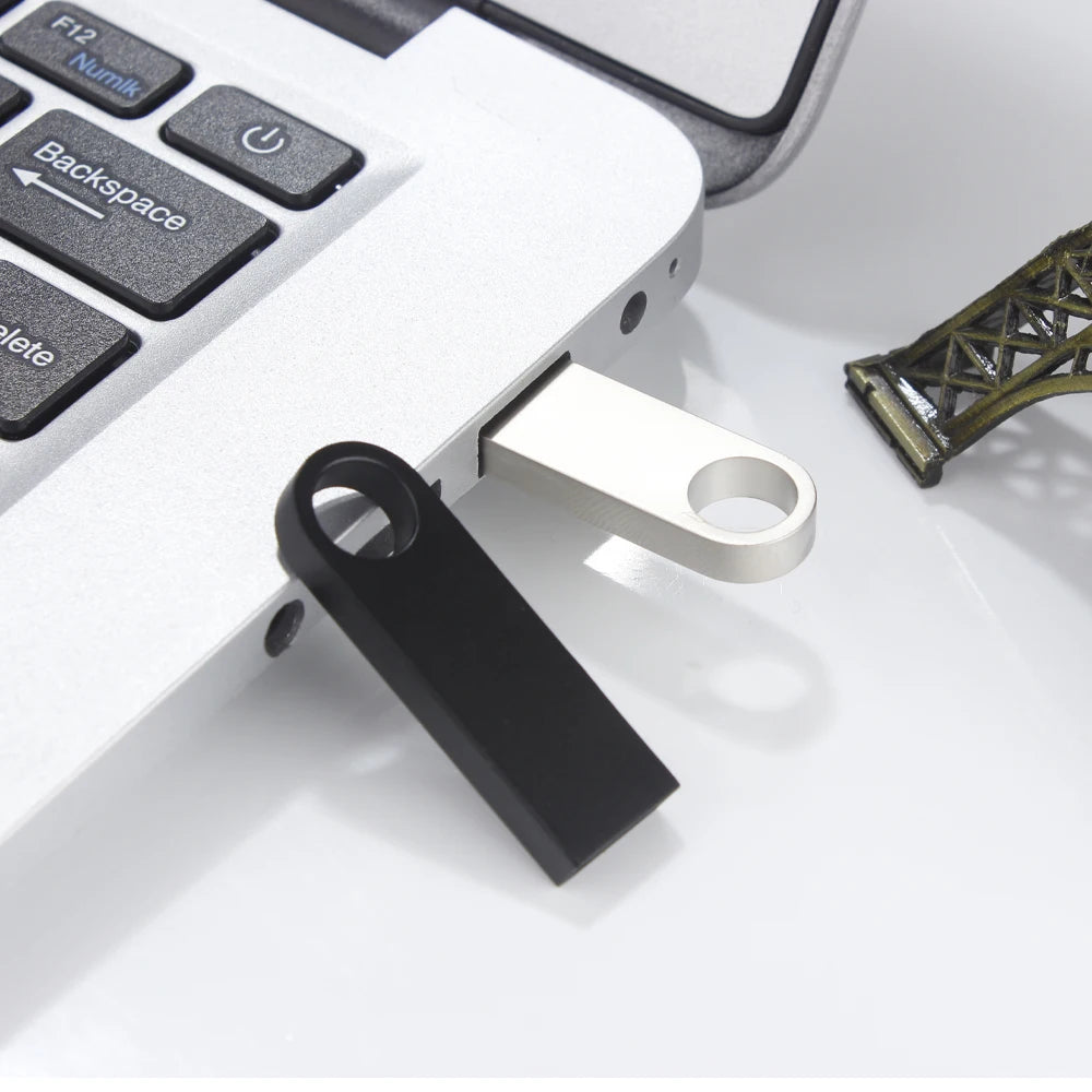 High Speed Memoria Flash Drive 3.0 Pendrive 128GB 64GB Waterproof Pen Drive 16GB 8GB Flash Usb 2.0 Metal Stick Key Custom Logo