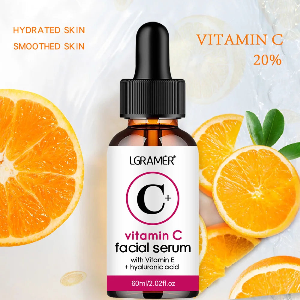 LGRAMER Vitamin C Facial Serum | Lifting and Firming | Whitening and Anti-Aging | Fade Spots and Reduce Wrinkles |
