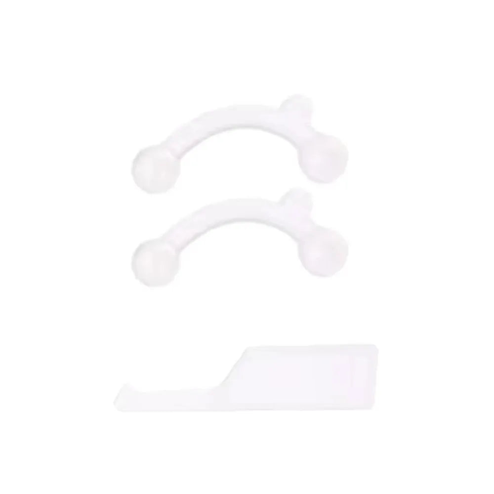 Invisible Nose Shaper Pain Free 3 Size Nose Clip Corrector Soft Acrylic Nose Shaping Clip Clipper for Adults Teens Beauty Tools