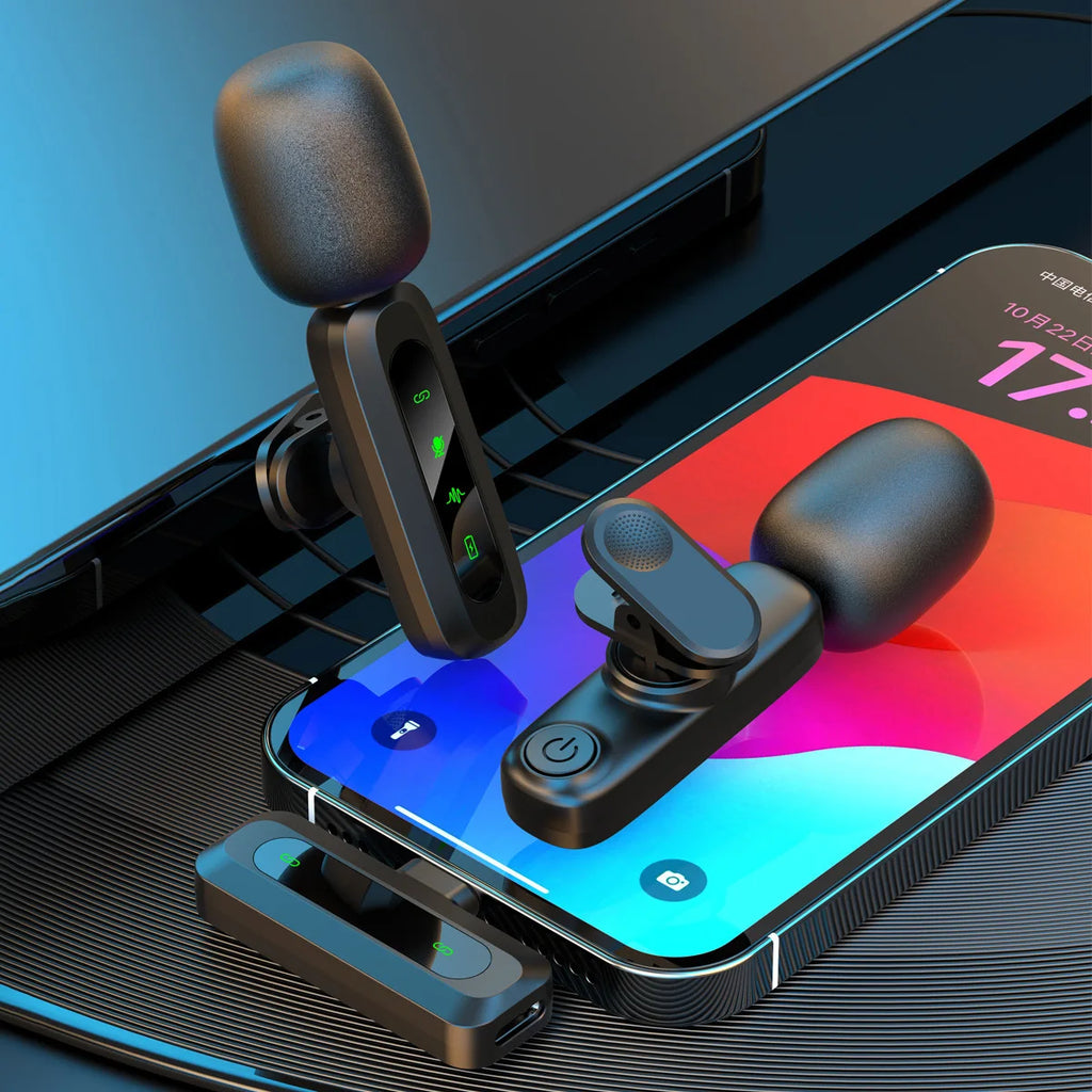 Xiaomi New Wireless Lavalier Microphone Portable Mini Microphone Audio Video Recording Livestreaming Gaming  For IPhone Android