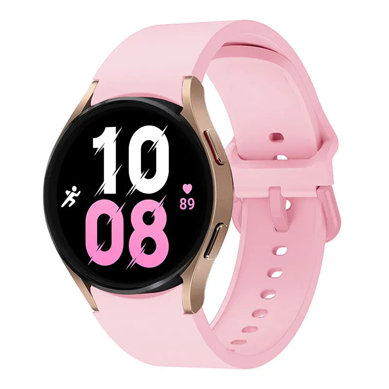 Strap For Samsung Galaxy Watch 6/4/7 44mm 40mm/5 Pro 45mm wristband 20mm Silicone Bracelet Galaxy Watch 6 classic 43mm 47mm Band
