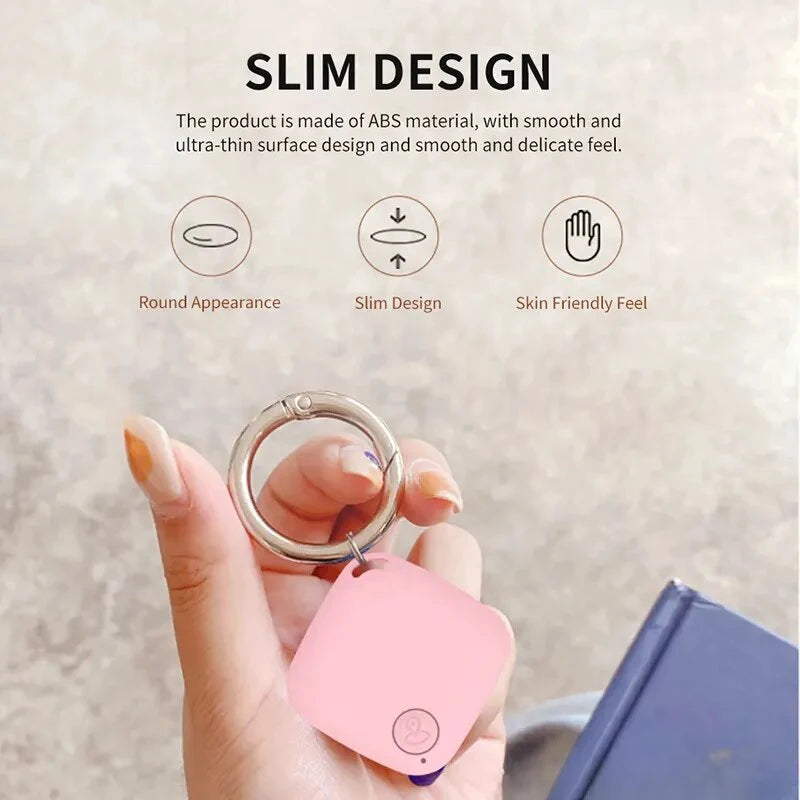 Wireless Mini GPS Tracker Anti-lost Alarm Key Pets Child Bag Wallet Finder Bluetooth APP Locator Smart Tag For Ios And Android
