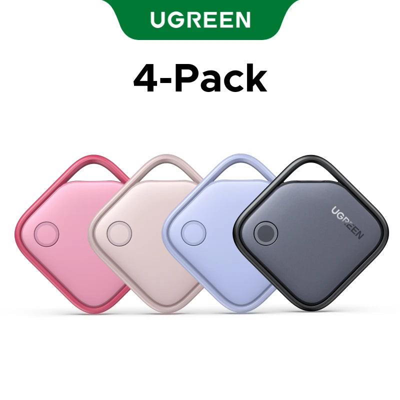 UGREEN Smart Bluetooth Tracker, Keys Finder Item Locator SmartTag Up to 2 Year Battery Phone Finder For Apple Find My (only IOS)