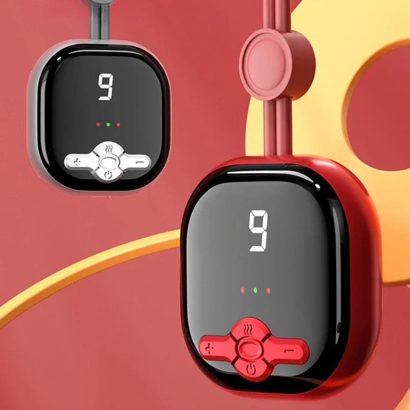 Cervical Spine Massager with Hot Massage Relax Relief Portable Hot Compress Neck Spine Massager Spa Relaxation Treatment Tools