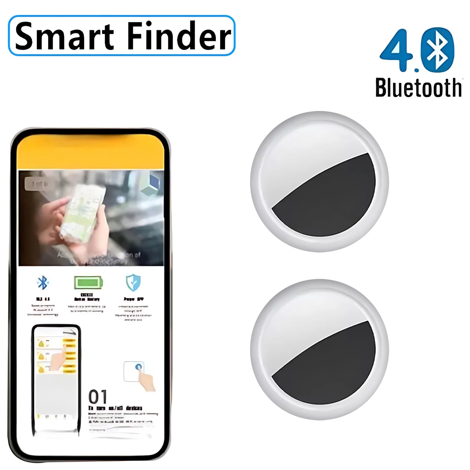 Smart Finder isearching Find My Device Gps Tracker Smart Tag Bluetooth Search Locator Tracking Finder Global Positioning Anti-lo