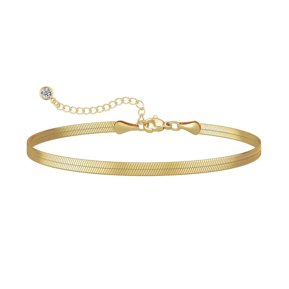 3pcs 14K Gold Plated STAINLESS Waterproof Bracelet Sets for Women Girls Snake Chain Cuban Link Cuff Bangle Stackable Bracelets