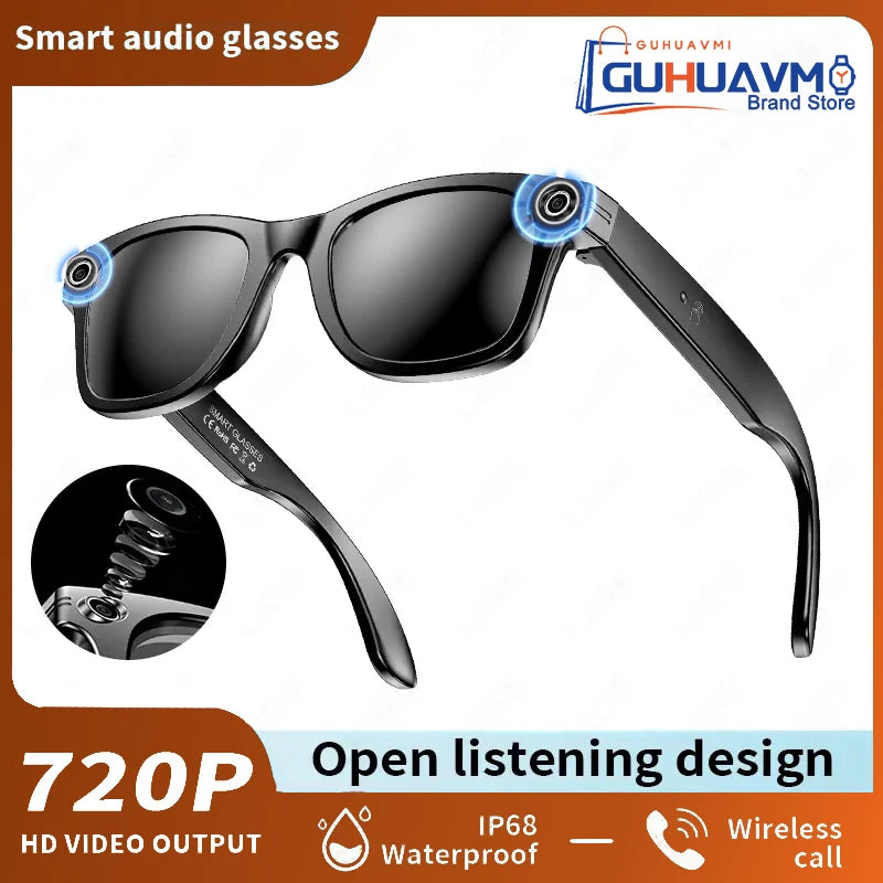 2025 smart glasses bluetooth camera Recording Videos AI Photo Recognition Answer 100+ Languages Translation Music Play Men Women
