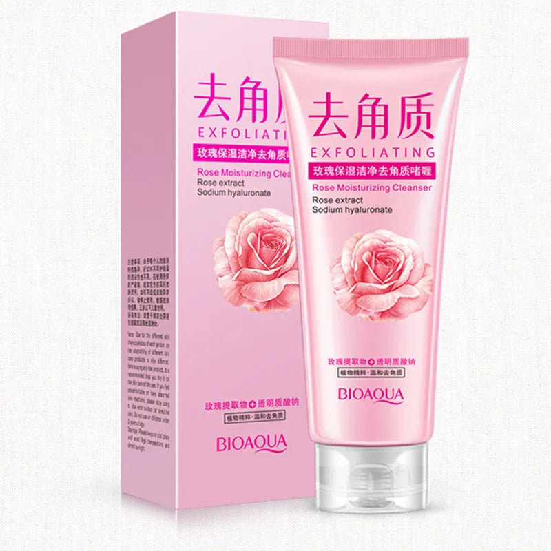 Facial Cleanser Natural Facial Exfoliation Exfoliating Peeling Scrub Face Removal Deep Exfoliator Skin Care