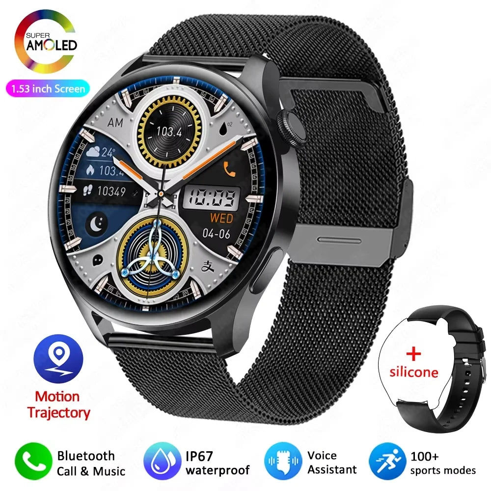 for iPhone 16 Pro Max 15 14 16 Plus Smart Watch HD Screen Bluetooth Call Heart Rate Blood Oxygen Monitor Sport Fitness Tracker