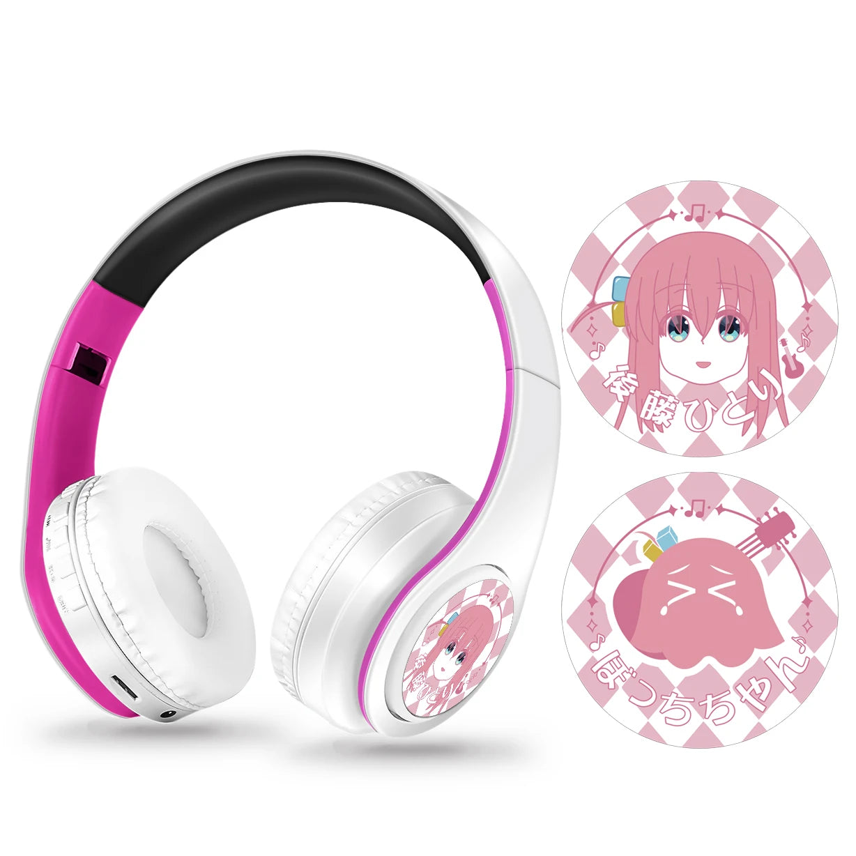 Anime Headset Miku Nakano Sanjiu Cosplay Stereo Wireless Headphone V5.0 Bluetooth Headset for PC mobile