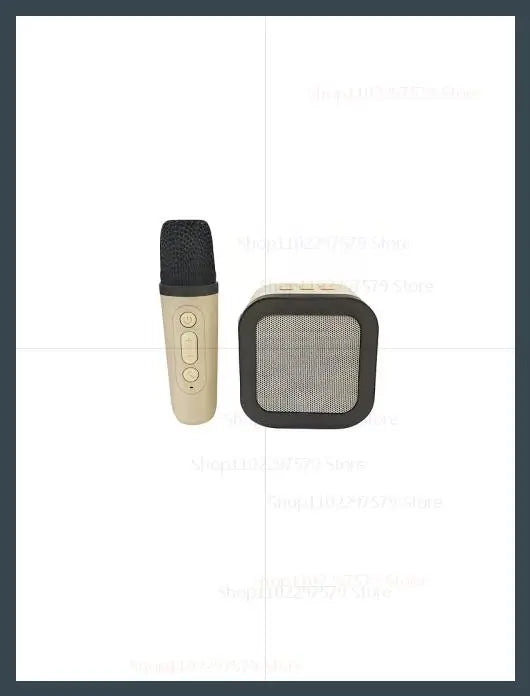 K12 Karaoke Microphone Set with 2 Wireless Microphones Bluetooth 5.3 PA Speaker for Kids Home KTV Singing Party Gift