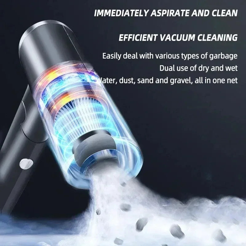 New 2900000PA Vacuum Cleaner 2 in 1 120w Wireless High Powerful Wet Dry Dual Use Portable Super Large Suction Vacuum Cleaner