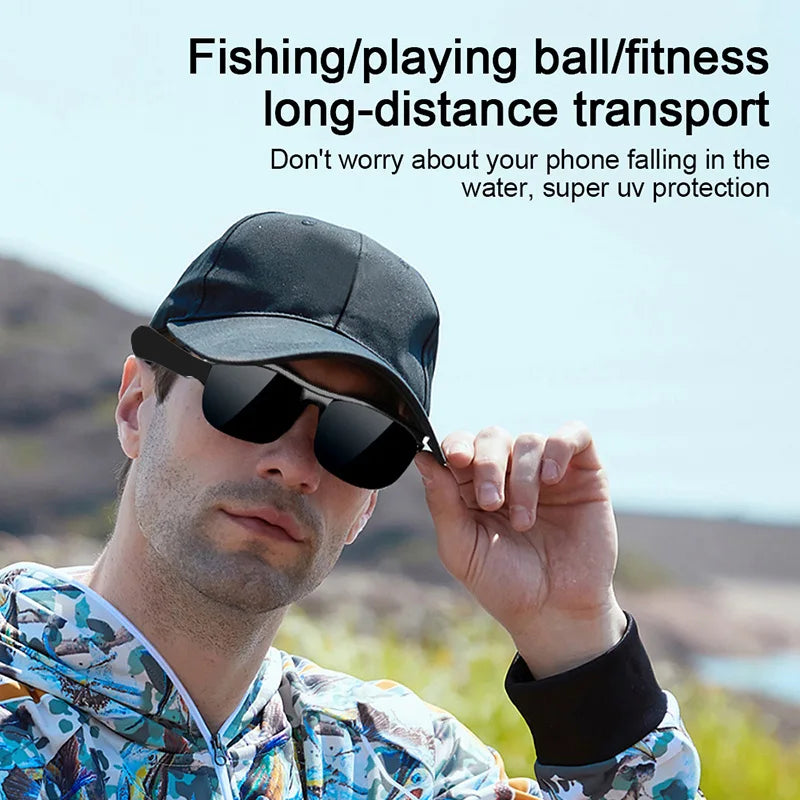 Smart Glasses Wireless Bluetooth5.3 Sunglasses Built-in Speakers Touch & Voice Compatible Glass for Men Women