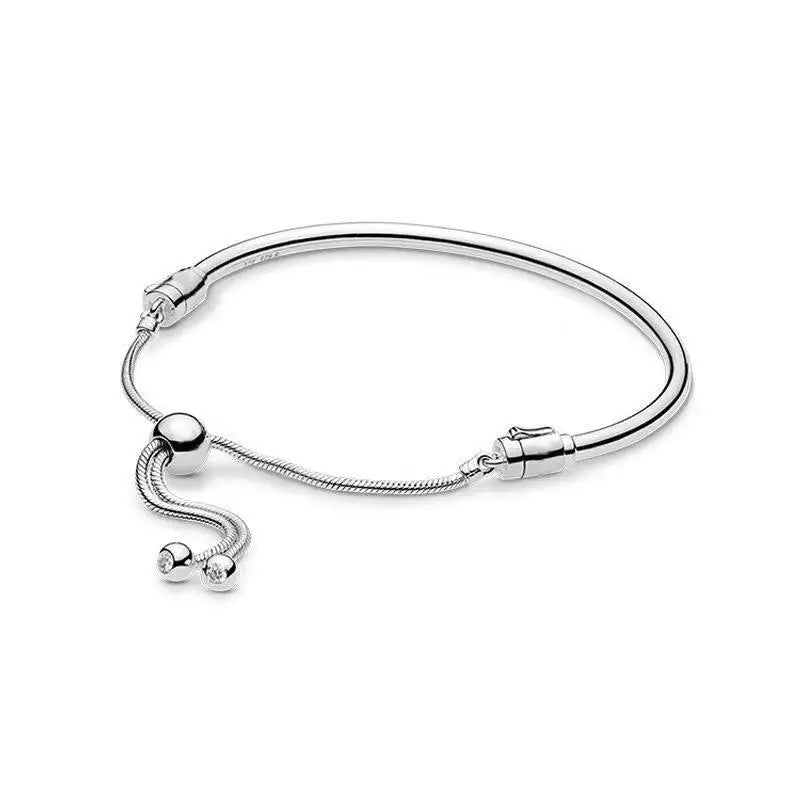 2025 new adjustable bracelet, 925 silver fashion masterpiece charming men's and women's bracelet