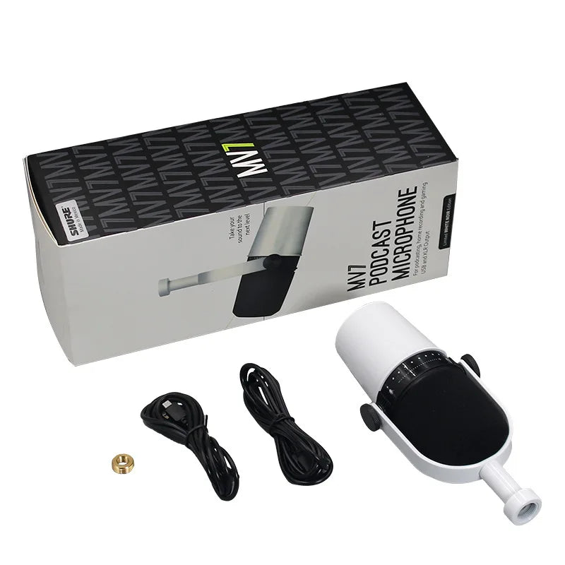 MV7+ USB Metal USB/XLR MV7 MV7X Dynamic Microphone for live streaming professional recording PC phones use