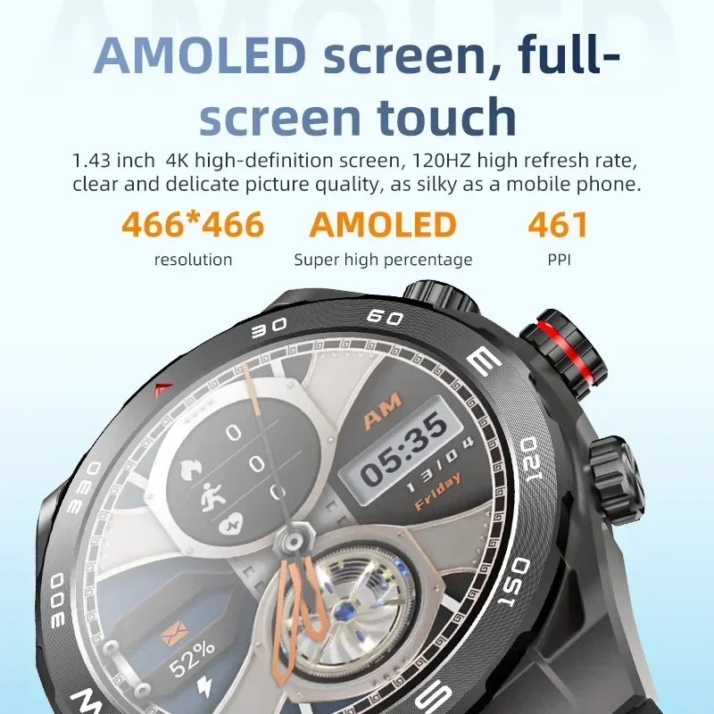 2025 New smartwatch VP900 WiFi GPS Navigation AMOLED HD Screen Fitness 4G SIM Card Camera Video Call Waterproof smart watch men