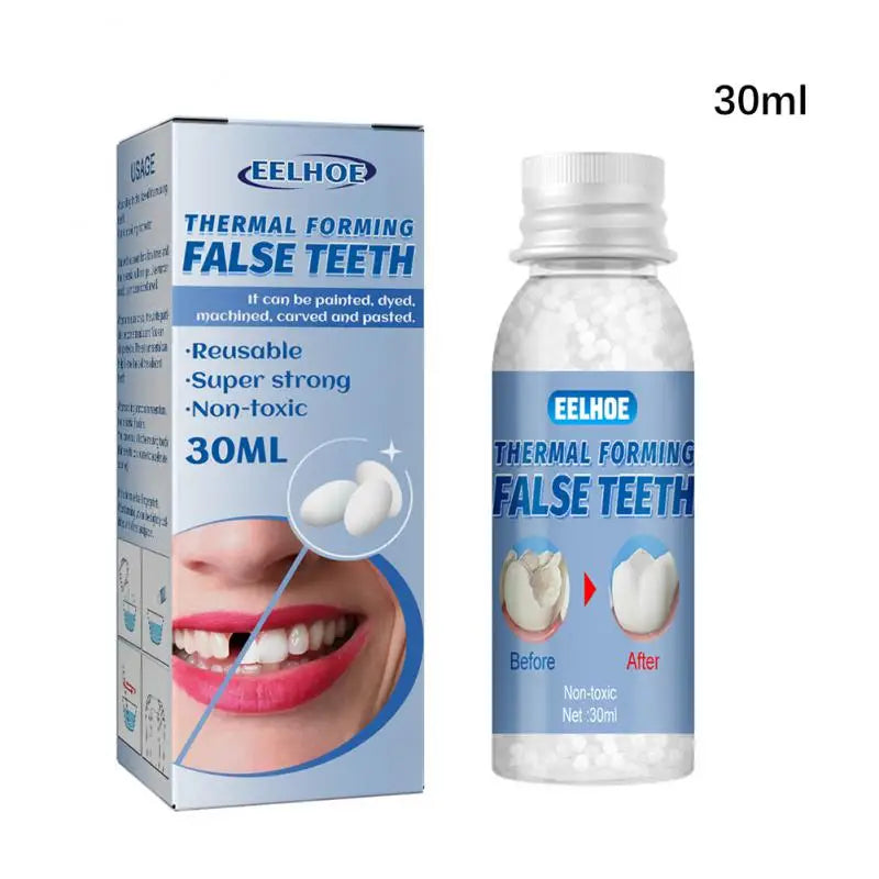 Temporary Teeth Repair Falseteeth Glue Resin Tooth Repair Glue Teeth Gaps Filling False Teeth Solid Glue Safety Dental Supplies