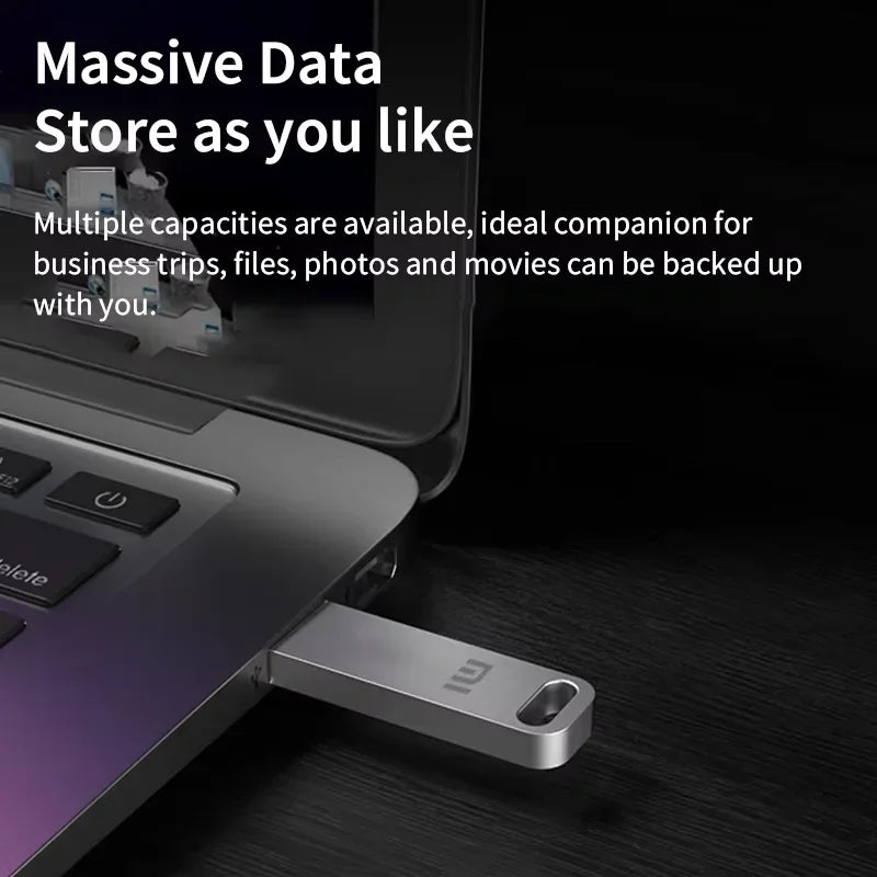 Xiaomi 2TB USB 3.2 Flash Drive High Speed Metal U Disk TypeC Memory Stick Waterproof Storage PC Phone Data Transfer Portable New