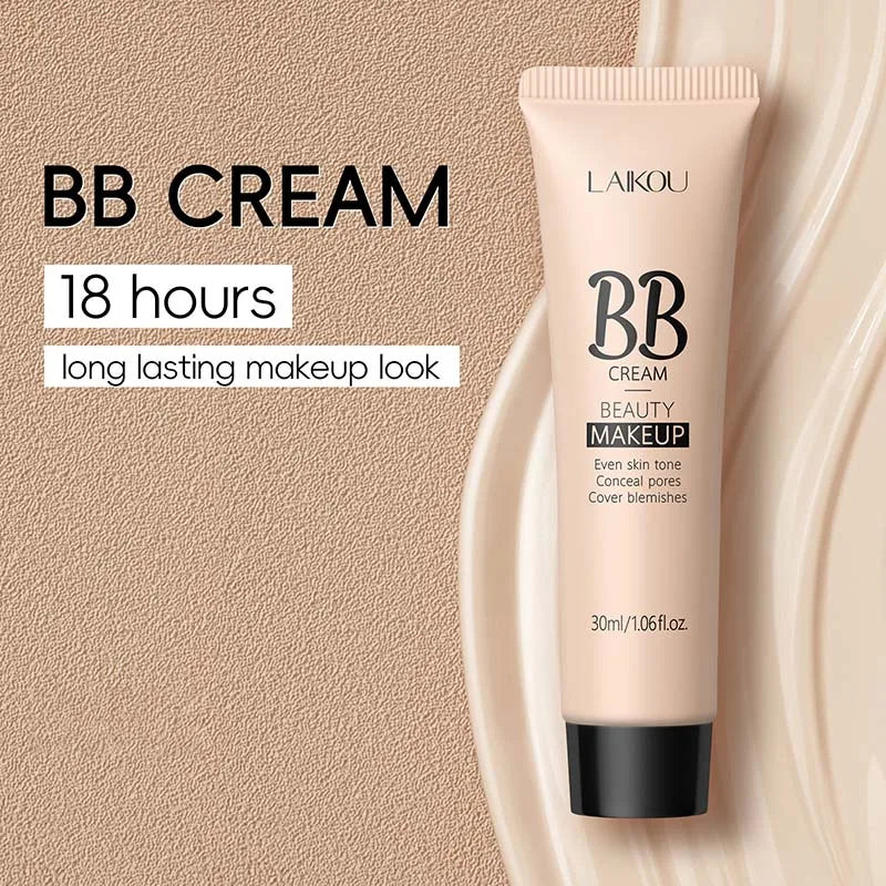 BB Cream Base Makeup Long Lasting Waterproof Brighten Skin Tone Cover Blemishes 30ml Concealer Foundation Liquid Face Makeup